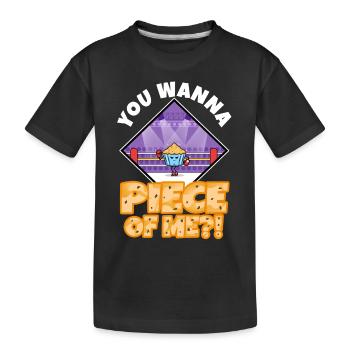 Tu veux me morciller, Muffin - T-shirt bio Premium Enfant - noir - Devant