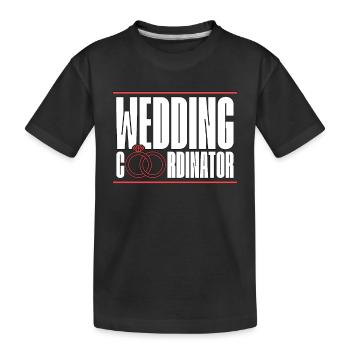 Wedding Planner Wedding Coordinator Marriage Plan - Kinder Premium Bio T-Shirt - Schwarz - Vorne