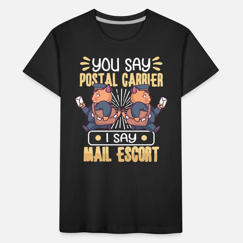 Commis des postes Postlady Postman Post Office T-shirt bio Premium Enfant