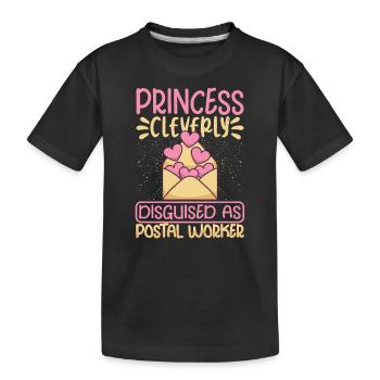 Commis des postes Postlady Postman Post Office - T-shirt bio Premium Enfant - noir - Devant