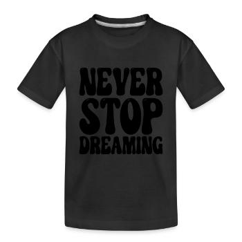 Citations de motivation inspirantes Dictons - T-shirt bio Premium Enfant - noir - Devant