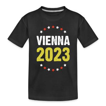 Vienne 2023 Vienne - T-shirt bio Premium Enfant - noir - Devant