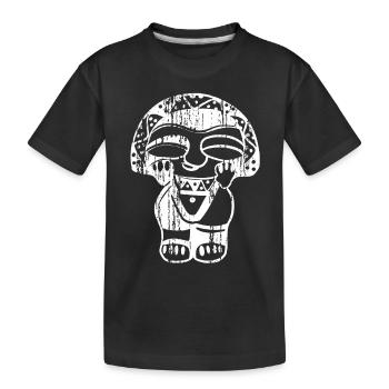 Taino Taina Mondgöttin Taina Puerto Rico Boricua - Kinder Premium Bio T-Shirt - Schwarz - Vorne
