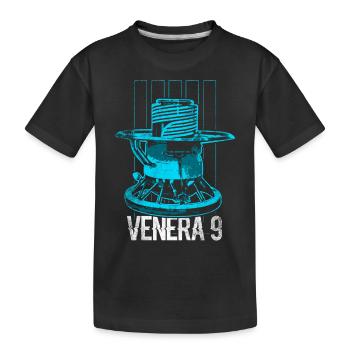 Vaisseau spatial Venera 9 Venus - T-shirt bio Premium Enfant - noir - Devant