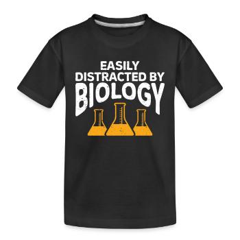 Biology Gift Biologist - Kids' Premium Organic T-Shirt - black - Front