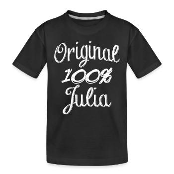 Original 100% Julia - T-shirt bio Premium Enfant - noir - Devant