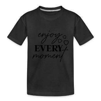 Inspirational Motivational Quotes Sayings - Kids' Premium Organic T-Shirt - black - Front