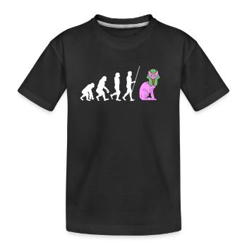Sphynx Maman Chat Sans Poils Propriétaire de Chat - T-shirt bio Premium Enfant - noir - Devant