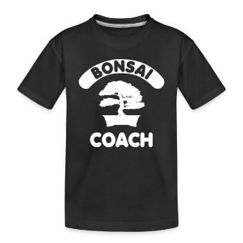 Bonsai Lustiges Design Bonsai Anfänger Liebhaber - Kinder Premium Bio T-Shirt - Schwarz - Vorne