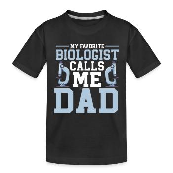 Biologiste Cadeau Biologie - T-shirt bio Premium Enfant - noir - Devant