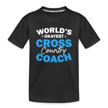 Entraîneur de cross-country - T-shirt bio Premium Enfant - noir - Devant