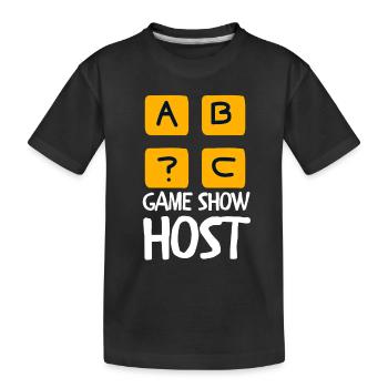 Game Night Host Question Game Night - Kinder Premium Bio T-Shirt - Schwarz - Vorne
