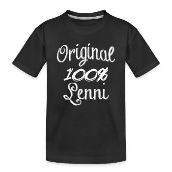 Original 100% Lenni - T-shirt bio Premium Enfant - noir - Devant