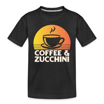 Virtual Reality VR Gift - Kids' Premium Organic T-Shirt - black - Front