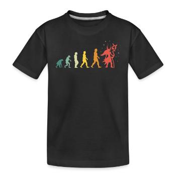 Virtual Reality VR Gift - Kids' Premium Organic T-Shirt - black - Front