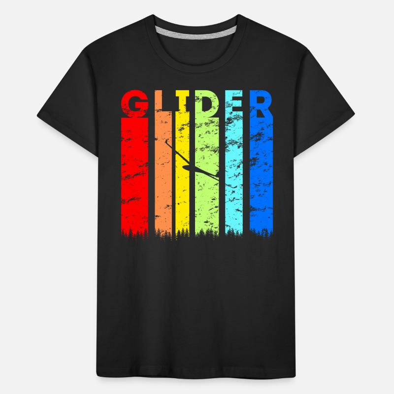 Glider Glider Glider Pilot Idea Kids' Premium Organic T-Shirt