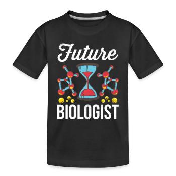 Futur Biologiste Biologiste Profession de Biologie - T-shirt bio Premium Enfant - noir - Devant