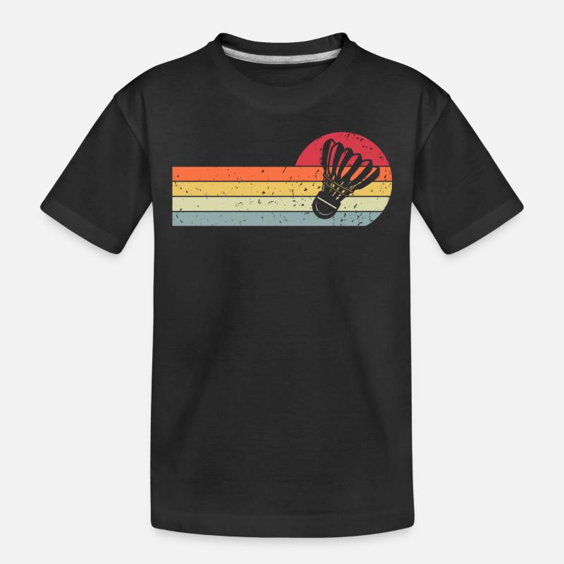 Badminton - T-shirt bio Premium Enfant - noir