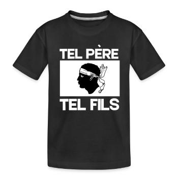 Corse Corsu Corssica 2B Head De Maure Corsica - T-shirt bio Premium Enfant - noir - Devant
