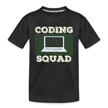 Équipe de codage Programmeur Programmeur Programmation Codeur - T-shirt bio Premium Enfant - noir - Devant