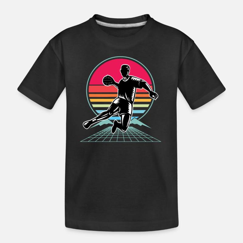 Handballeur Handballeur - T-shirt bio Premium Enfant - noir