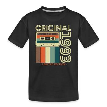 Birthday Present 1993 - Kids' Premium Organic T-Shirt - black - Front