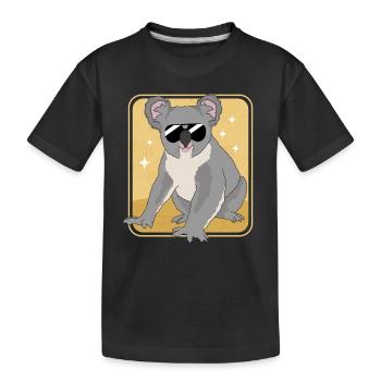 Koala Koalas Koala Bears Koala Bear Gift - Kids' Premium Organic T-Shirt - black - Front