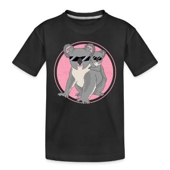 Koala Koalas | Koala Bear Koala Bear Gift - Kids' Premium Organic T-Shirt - black - Front
