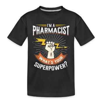 Apotheker - Kinder Premium Bio T-Shirt - Schwarz - Vorne