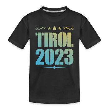 Tyrol 2023 - T-shirt bio Premium Enfant - noir - Devant