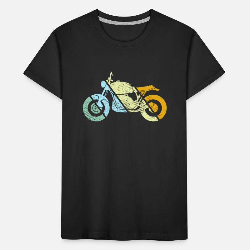 Motorcycle Retro Kids' Premium Organic T-Shirt