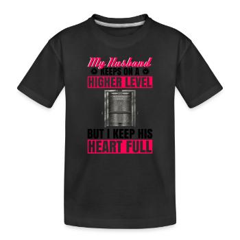 Aufzugstechniker-design Für Eine - T-shirt bio Premium Enfant - noir - Devant