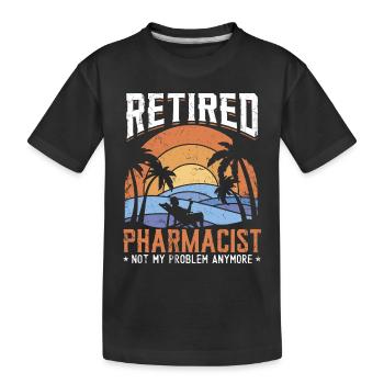 Apotheker - Kinder Premium Bio T-Shirt - Schwarz - Vorne