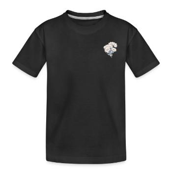 Floral Patch Fleurs Lover Cool Daisy Vintage Pun - T-shirt bio Premium Enfant - noir - Devant