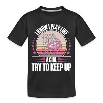 Eishockey Hockey sur glace - T-shirt bio Premium Enfant - noir - Devant