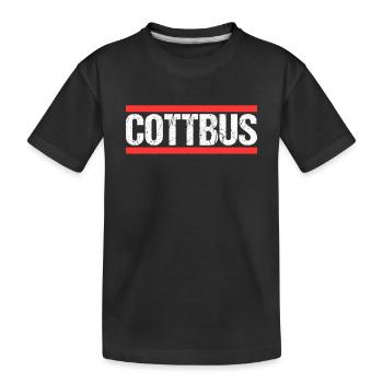 Cottbus Cottbuserin Cottbuser Stadt Cottbus - Kinder Premium Bio T-Shirt - Schwarz - Vorne
