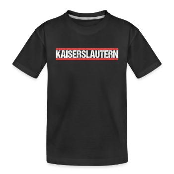Kaiserslauternerin Kaiserslauterner Kaiserslautern - Kinder Premium Bio T-Shirt - Schwarz - Vorne