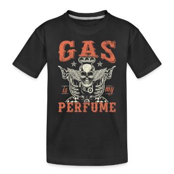 Gas ist mein Parfüm - Kinder Premium Bio T-Shirt - Schwarz - Vorne