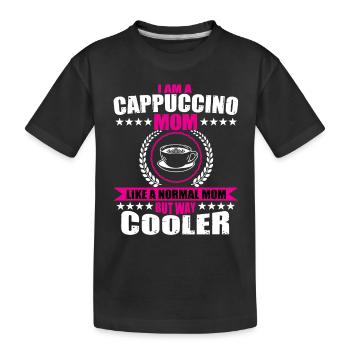 Cappuccino Mama Design - T-shirt bio Premium Enfant - noir - Devant