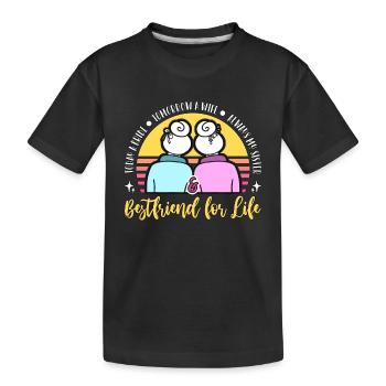 Maid Of Honor Today A Bride Tomorrow A Marriage - Kids' Premium Organic T-Shirt - black - Front