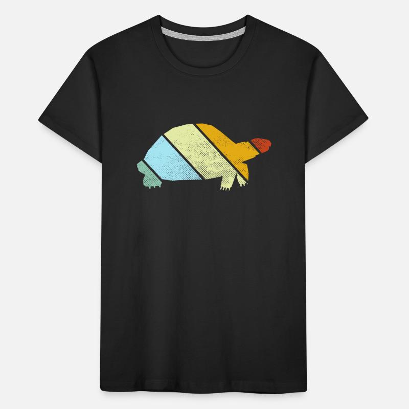 Turtle Retro Kids' Premium Organic T-Shirt