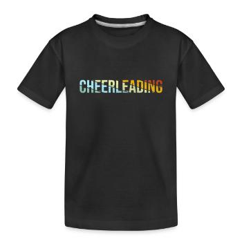 Cheerleading Rétro - T-shirt bio Premium Enfant - noir - Devant