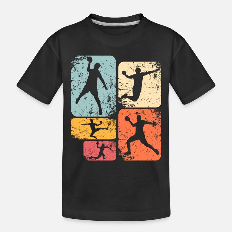 Handballeur Handballeur - T-shirt bio Premium Enfant - noir