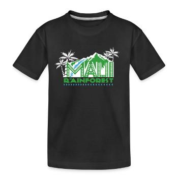 Sauvez la forêt tropicale - T-shirt bio Premium Enfant - noir - Devant