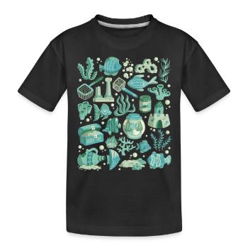 Aquarium - T-shirt bio Premium Enfant - noir - Devant