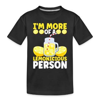 Lemonade Lemonade stand - Kids' Premium Organic T-Shirt - black - Front