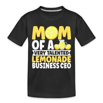 Stand de limonade Lemonade - T-shirt bio Premium Enfant - noir - Devant