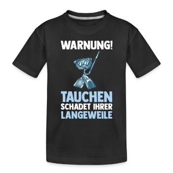Schullehrer Lehrer - Kinder Premium Bio T-Shirt - Schwarz - Vorne