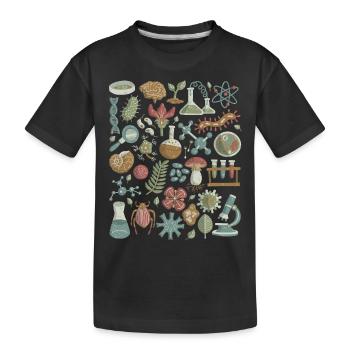 Biologie - T-shirt bio Premium Enfant - noir - Devant