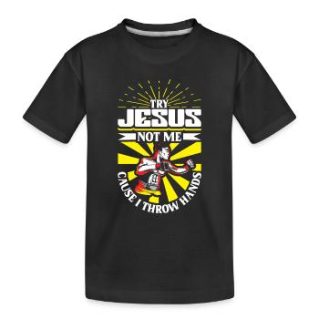 Boxe féminine Boxe féminine Boxeuse féminine - T-shirt bio Premium Enfant - noir - Devant